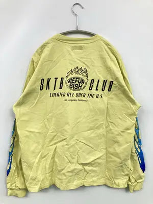Refurbish/リファービッシュ/Tシャツ/カットソー/トップス/イエロー/S