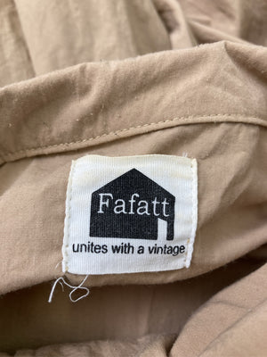 Fafatt/シャツワンピース/ワンピース/ドレス/ベージュ/F