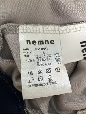 nemne/ネンネ/ジャージ/トラックジャケット/トップス/ベージュ/L