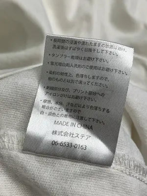 Tシャツ/カットソー/トップス/ホワイト/L