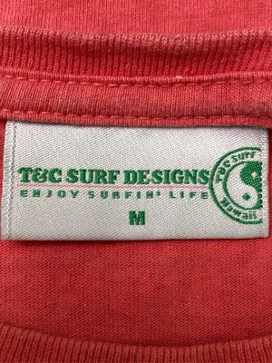 T&C SURF DESIGNS/ティーアンドシーサーフデザインズ/Tシャツ/カットソー/トップス/レッド/M