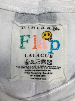 LALACUB/ララキューブ/Tシャツ/カットソー/トップス/ホワイト/Free
