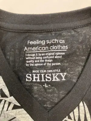 SHISKY/シスキー/Tシャツ/カットソー/トップス/ブラック/L