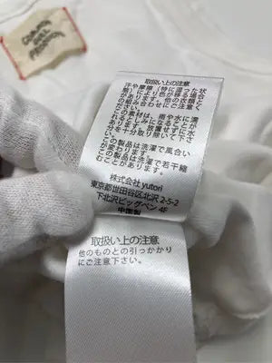 COMMON GULL PRODUCT/タンクトップ/トップス/ホワイト/F