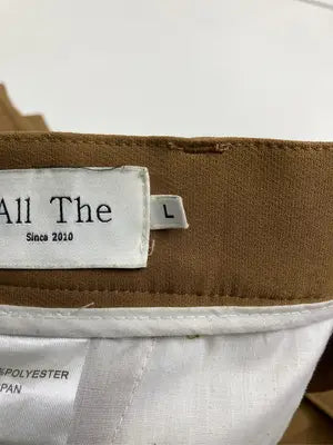 All The/スラックス/パンツ/ブラウン/L