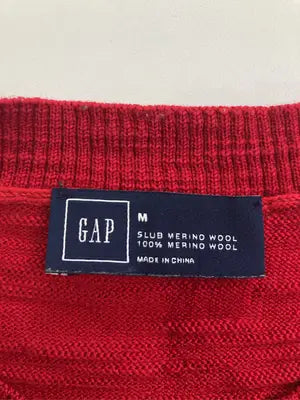 GAP/ギャップ/ニット/セーター/トップス/レッド/M