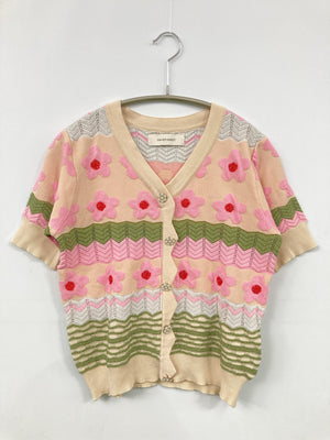 me+em select/ミームセレクト/カーディガン/ボレロ/トップス/アイボリー/F