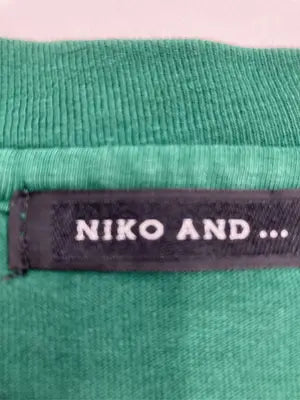 niko and .../ニコアンド/Tシャツ/カットソー/トップス/グリーン/M