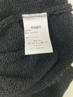 nugu/ヌグ/ベスト/トップス/ブラック/free