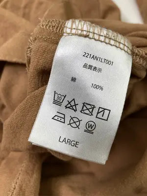 ANTIBAL/アンチバル/Tシャツ/カットソー/トップス/ブラウン/LARGE