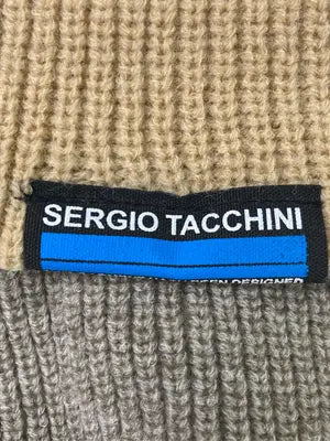 Sergio Tacchini/セルジオタッキーニ/ニットキャップ/ビーニー/帽子/ベージュ