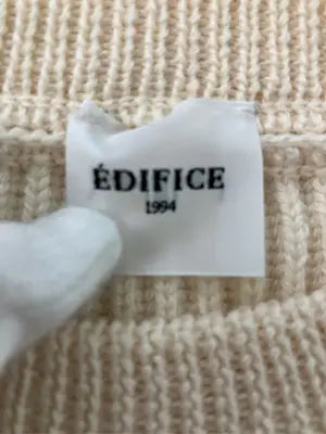 EDIFICE/エディフィス/ニット/セーター/トップス/アイボリー/M