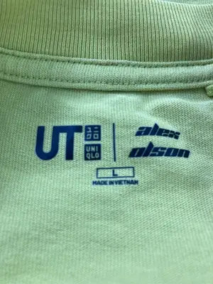 UNIQLO/ユニクロ/Tシャツ/カットソー/トップス/ライトグリーン/L
