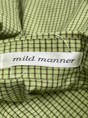 mild manner./シャツ/ブラウス/トップス/ライトグリーン/L
