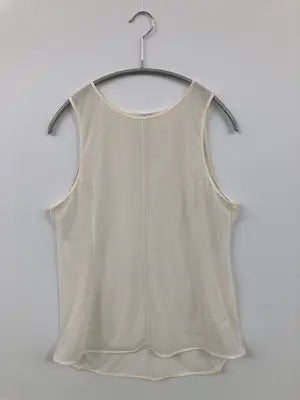 UNIQLO/ユニクロ/タンクトップ/トップス/アイボリー/XL
