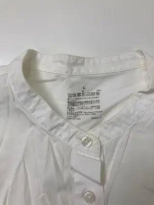 無印良品/ムジルシリョウヒン/シャツ/ブラウス/トップス/ホワイト/L