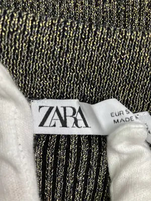 ZARA/ザラ/ロングスカート/スカート/ゴールド/S