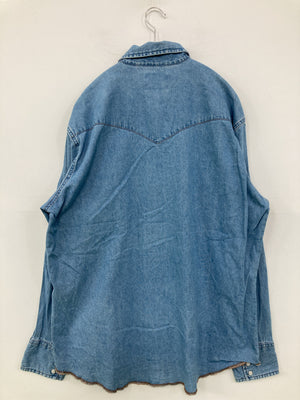 Wrangler/ラングラー/シャツ/ブラウス/トップス/スカイブルー/L