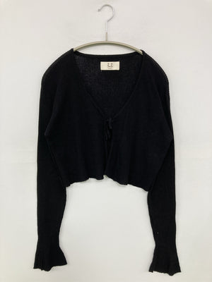 3。3/カーディガン/ボレロ/トップス/ブラック/F