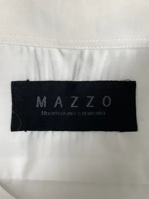 MAZZO/ビジネスシャツ/トップス/ホワイト/LL