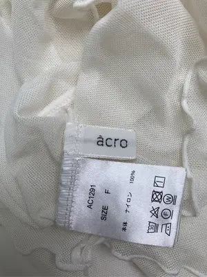 ACRO/Tシャツ/カットソー/トップス/ホワイト/F