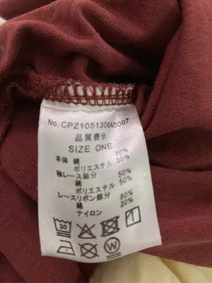 CIAOPANIC/チャオパニック/Tシャツ/カットソー/トップス/レッド/ONE