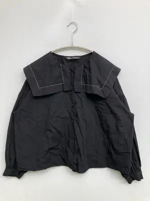 ZARA/ザラ/シャツ/ブラウス/トップス/ブラック/EUR XS