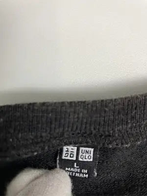 UNIQLO/ユニクロ/スウェット/トップス/ブラック/L