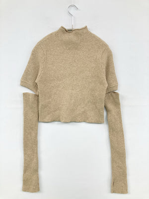 Chico/チコ/ニット/セーター/トップス/ベージュ/F