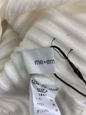 me+em select/ミームセレクト/Tシャツ/カットソー/トップス/ホワイト/F