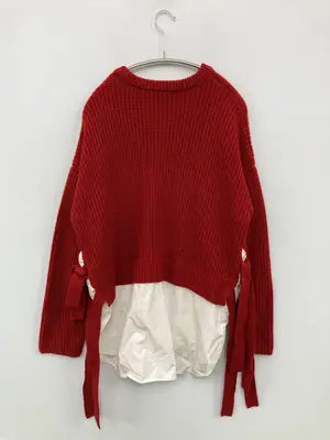 MURUA/ムルーア/ニット/セーター/トップス/レッド/F