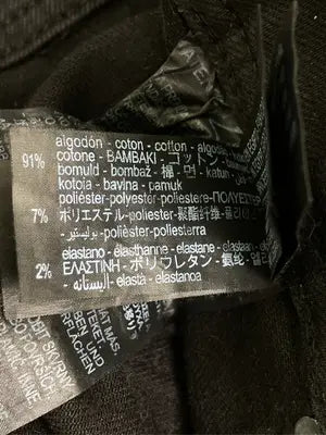 ZARA/ザラ/デニムパンツ/パンツ/ブラック/USA 0