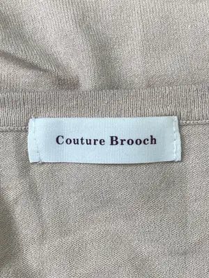 Couture brooch/クチュールブローチ/カーディガン/ボレロ/トップス/ベージュ/38