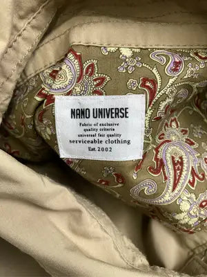 nano UNIVERSE/ナノユニバース/その他アウター/ジャケット/アウター/ベージュ/L