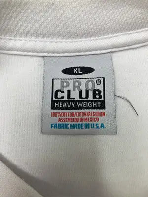 PRO CLUB/Tシャツ/カットソー/トップス/ホワイト/XL