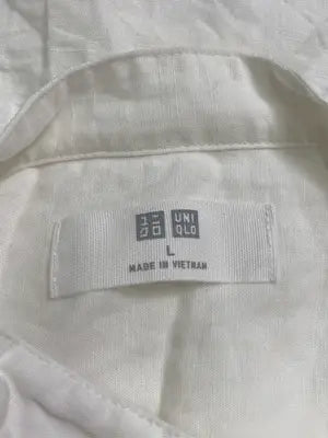 UNIQLO/ユニクロ/シャツ/ブラウス/トップス/ホワイト/L