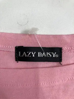 LAZY DAISY/レイジーデイジー/Tシャツ/カットソー/トップス/ピンク/M