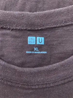 UNIQLO/ユニクロ/Tシャツ/カットソー/トップス/ブラウン/XL