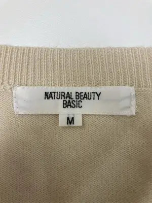 NATURAL BEAUTY BASIC/ナチュラルビューティーベーシック/ニット/セーター/トップス/ベージュ/M