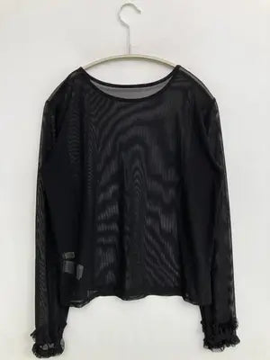 apres jour mignon/アプレジュールミニョン/Tシャツ/カットソー/トップス/ブラック/F