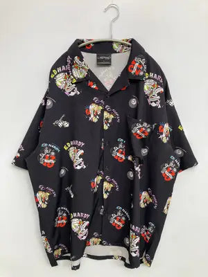 Ed Hardy/エドハーディー/シャツ/ブラウス/トップス/ブラック/L