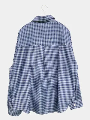 シャツ/ブラウス/トップス/ブルー/XL