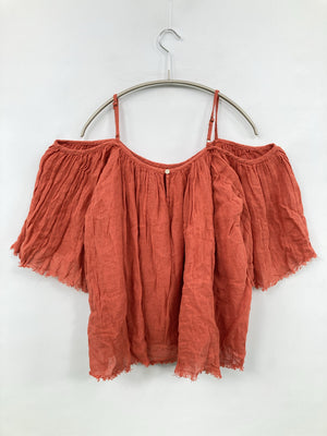 Ungrid/アングリッド/Tシャツ/カットソー/トップス/オレンジ/F