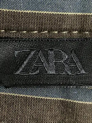 ZARA/ザラ/シャツ/ブラウス/トップス/ブラウン/USA XL