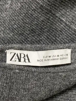 ZARA/ザラ/ワンピース/ワンピース/ドレス/グレー/M