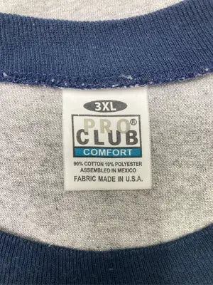 PRO CLUB/Tシャツ/カットソー/トップス/グレー/3XL