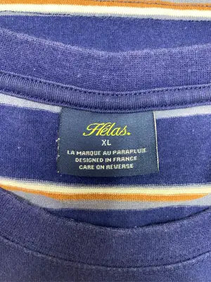 Helas/Tシャツ/カットソー/トップス/ネイビー/XL