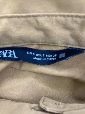 ZARA/ザラ/シャツ/ブラウス/トップス/ブラウン/EUR S