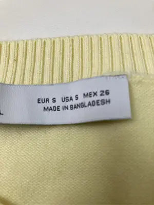 ZARA/ザラ/ベスト/トップス/イエロー/EUR S
