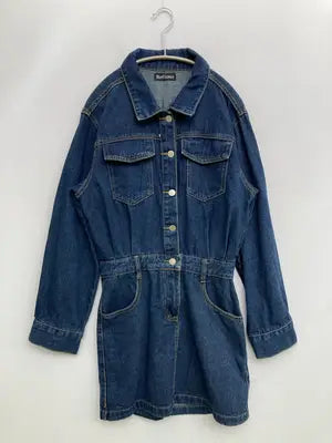 DAY CLOSET/デイクローゼット/シャツワンピース/ワンピース/ドレス/ブルー/S